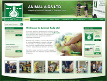 Tablet Screenshot of animalaids.com